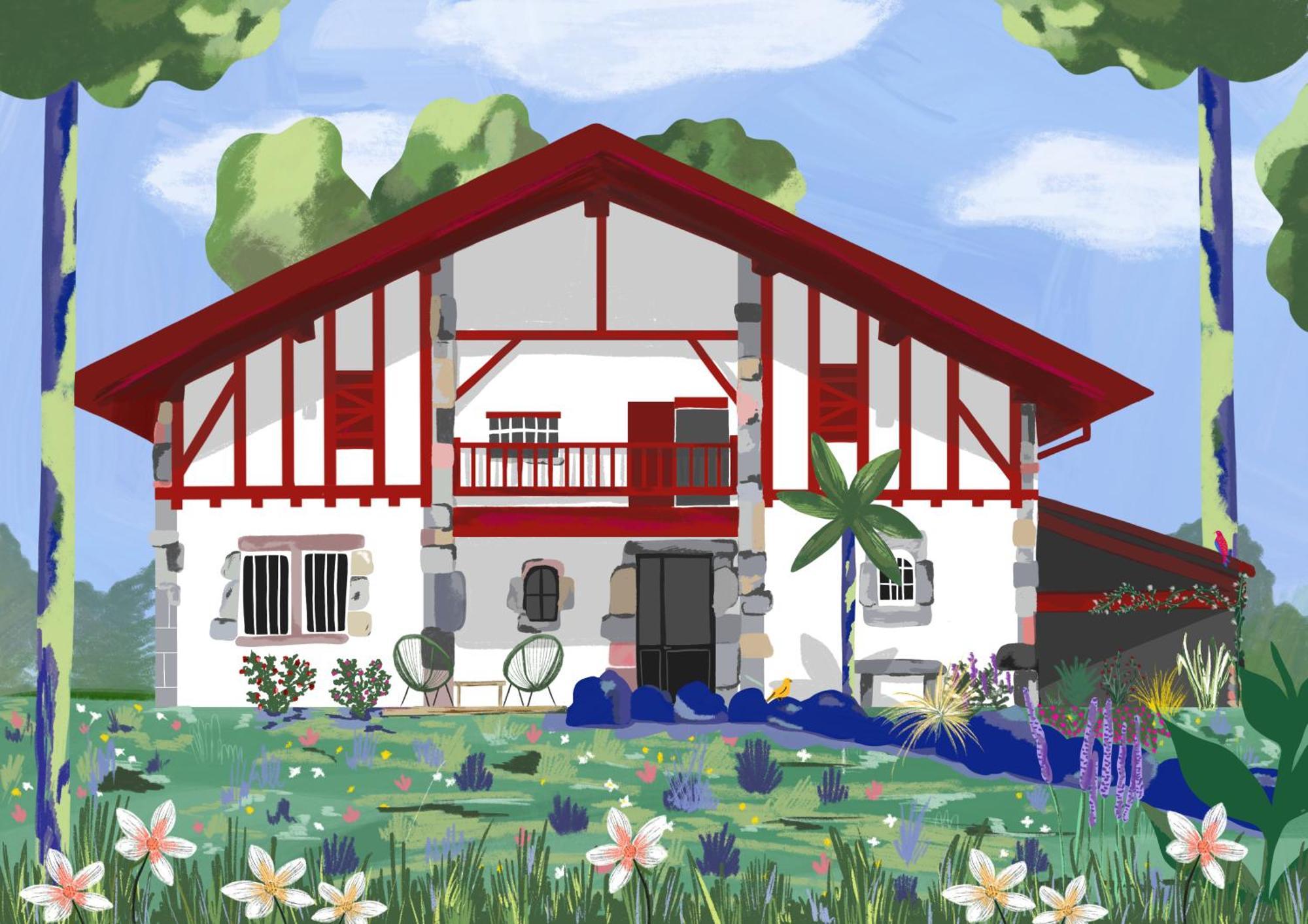 Maison D'Hotes Villa Xaran Erdian 에스플레트 외부 사진